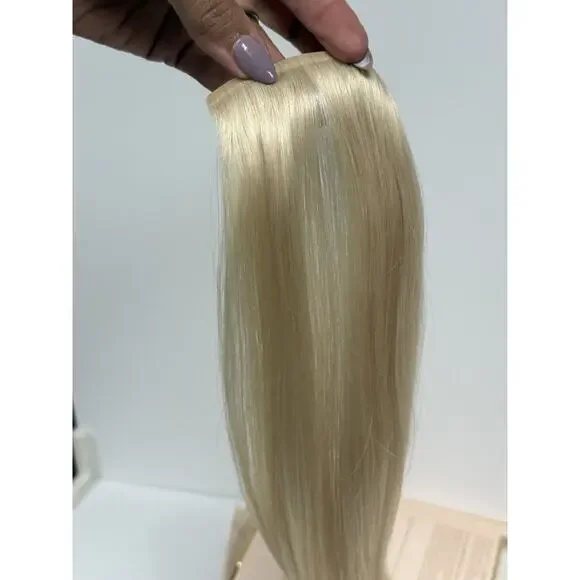 BELLAMI Silk Seam 20” 180g Beach Blonde Clip In Hair Extensions Remi Hair